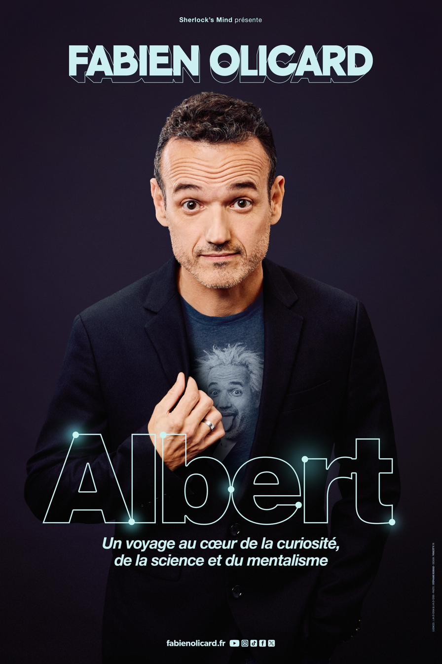 Affiche du spectacle Albert, de Fabien Olicard